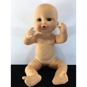 Vintage Cititoy Baby Boy Doll w/ Blue Eyes Open Close 1996 12''